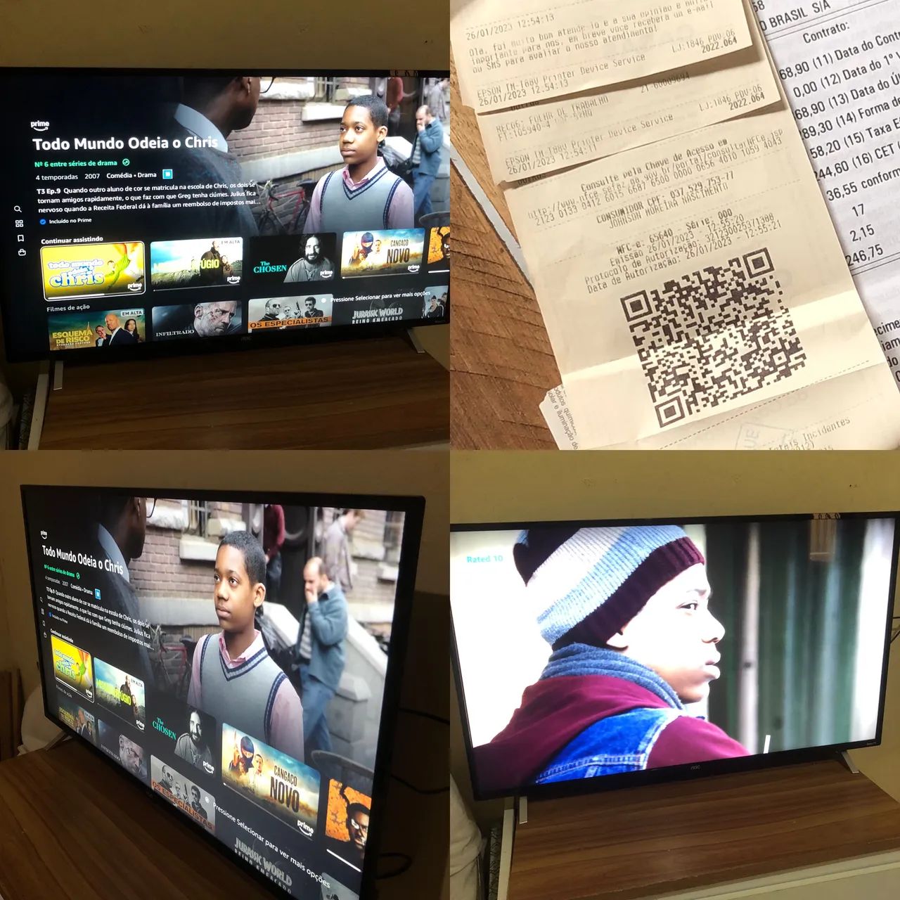Tv smart 43 polegadas com nota - Foto 4