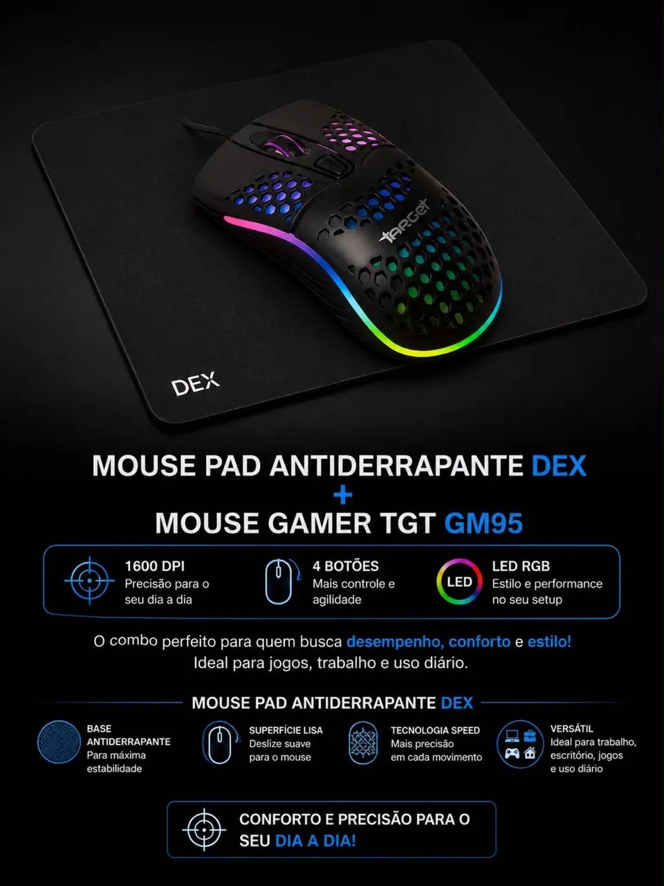 MOUSE + MOUSE PAD