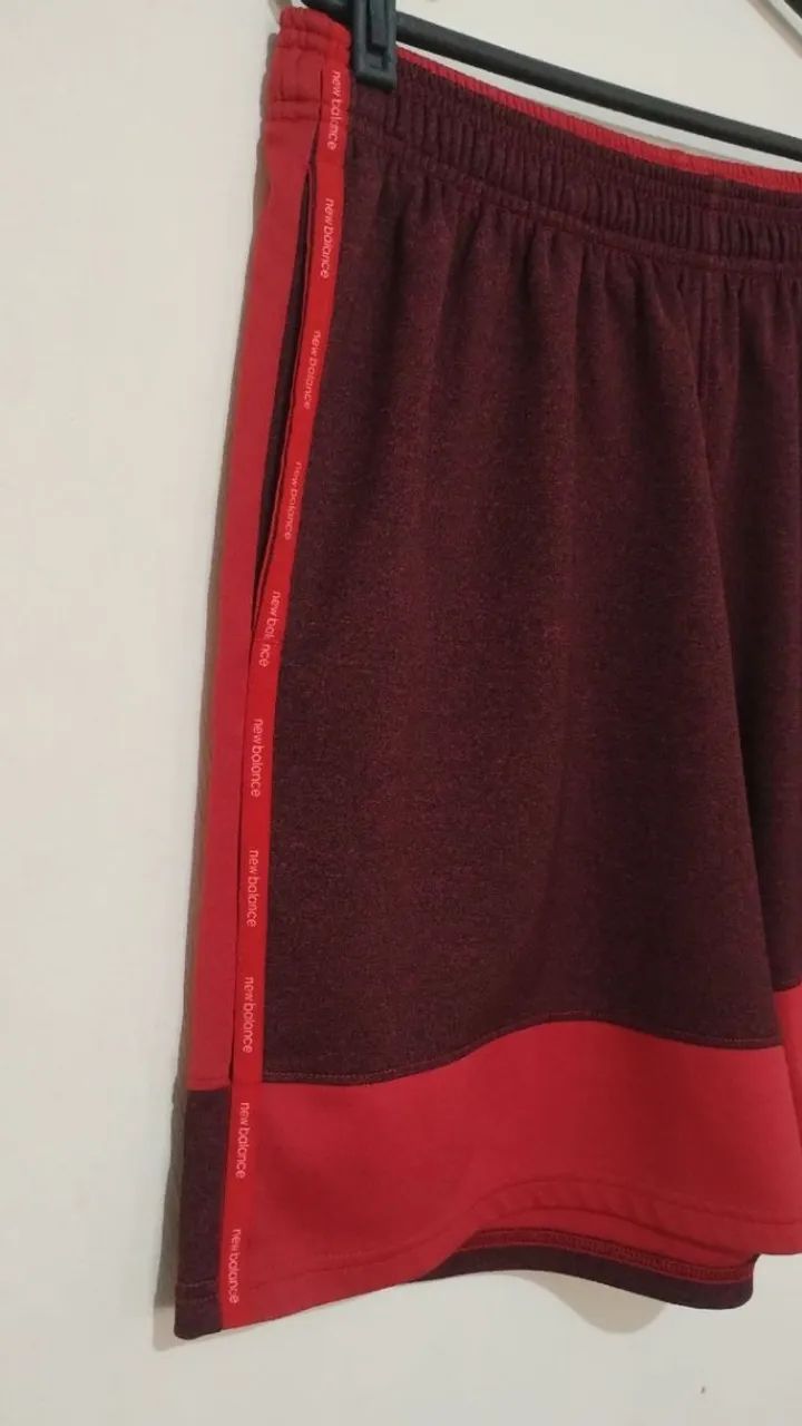short new balance vermelho - Foto 2