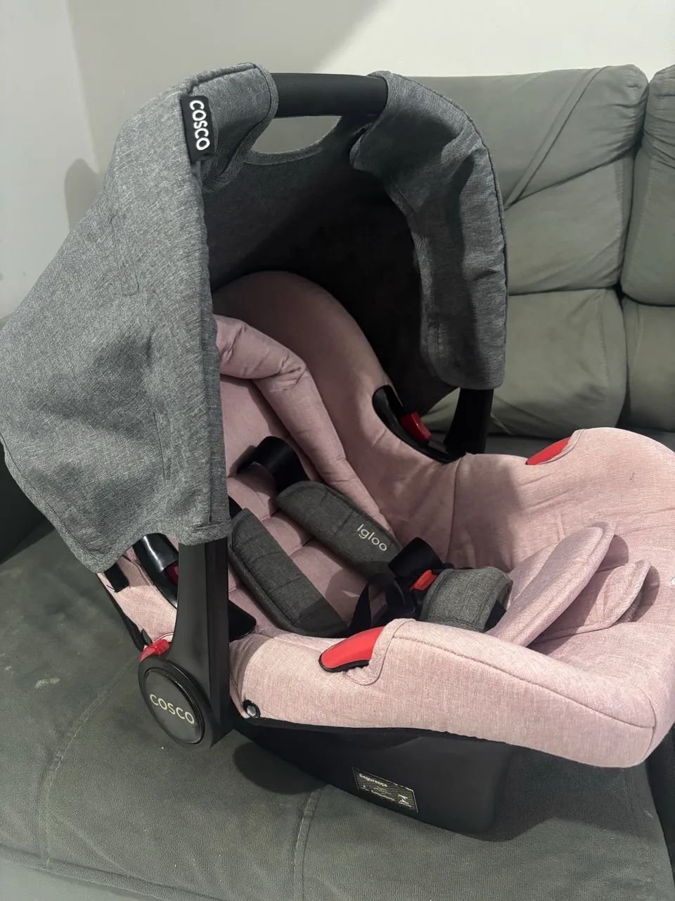 Carrinho de bebê e bebê conforto - Foto 4