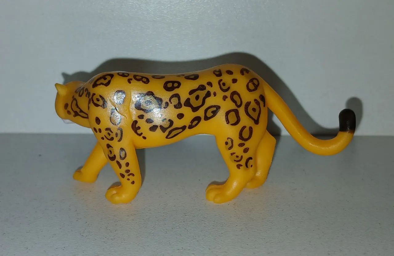 BONECO MINIATURA DISNEY TARZAN SABOR ONÇA PINTADA LEOPARDO - Foto 2