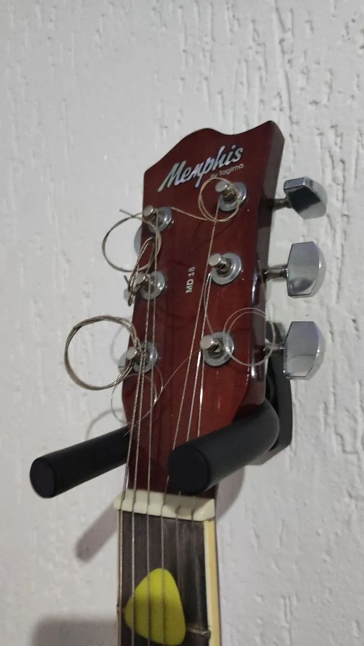 Violão Memphis eletroacústico (ótimo estado) - Foto 2