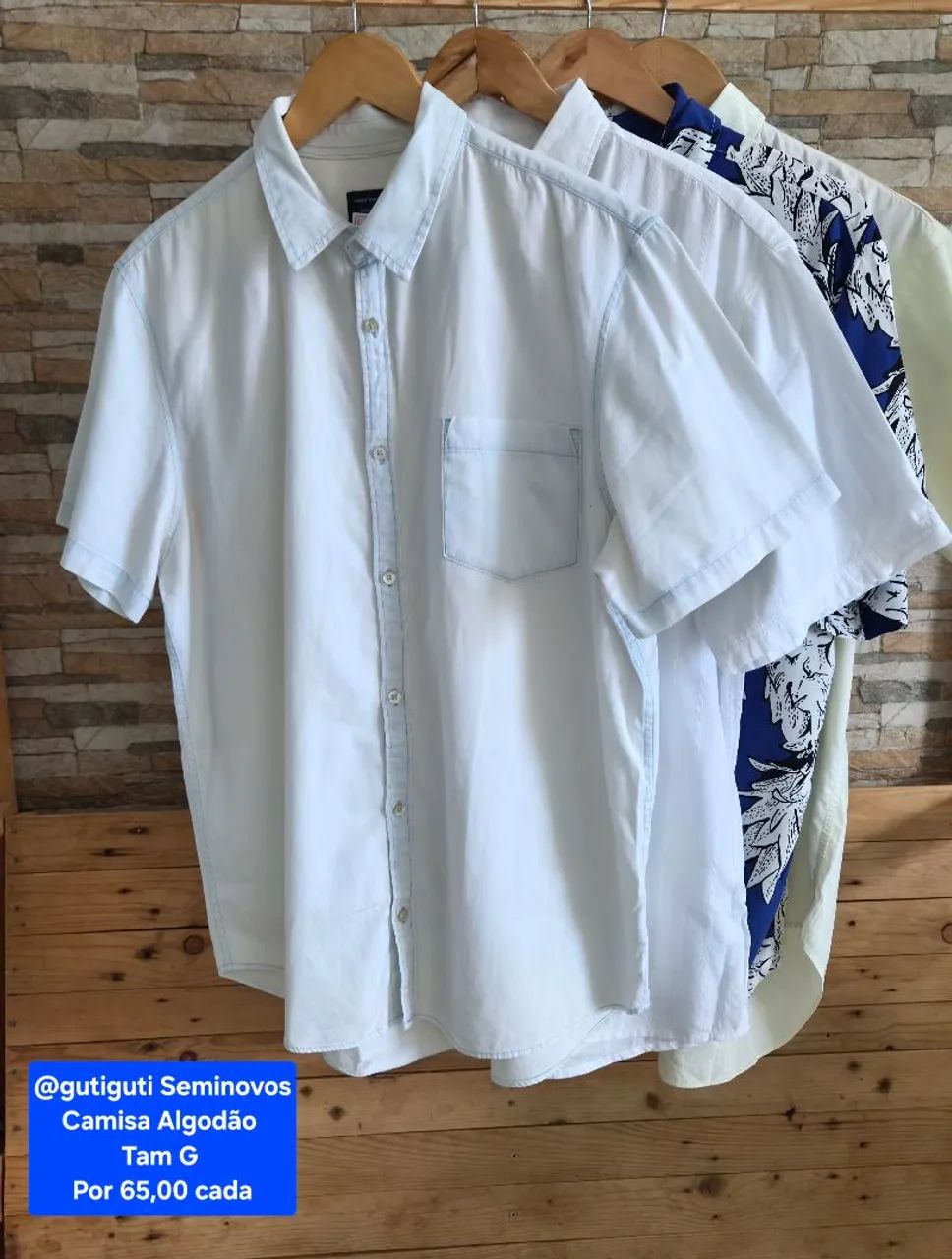 Camisa 03 peças por 100,00 - Foto 4
