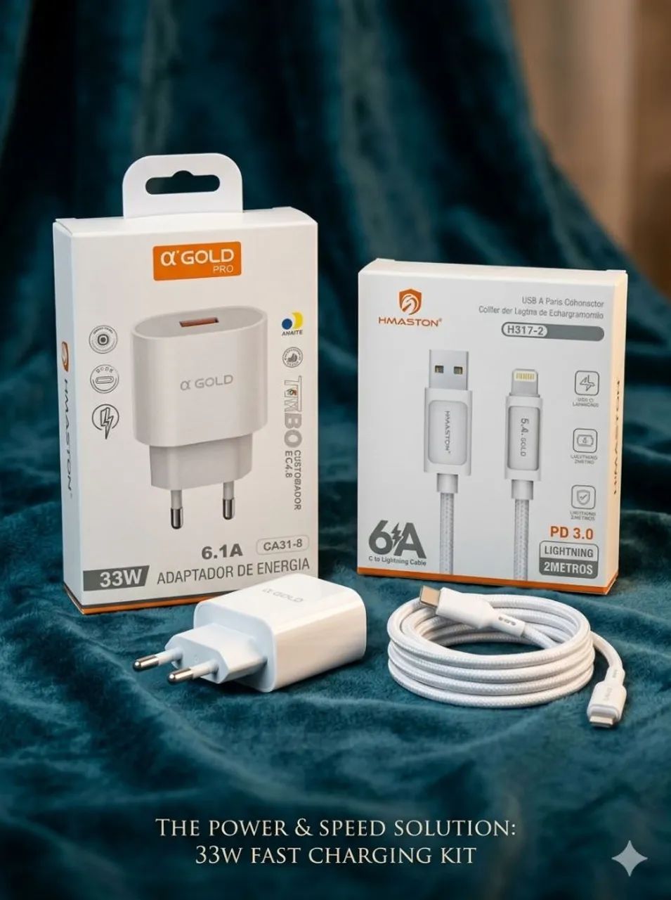 Carregando pra iPhone  USB-C para Lightning  até 13 - Foto 2