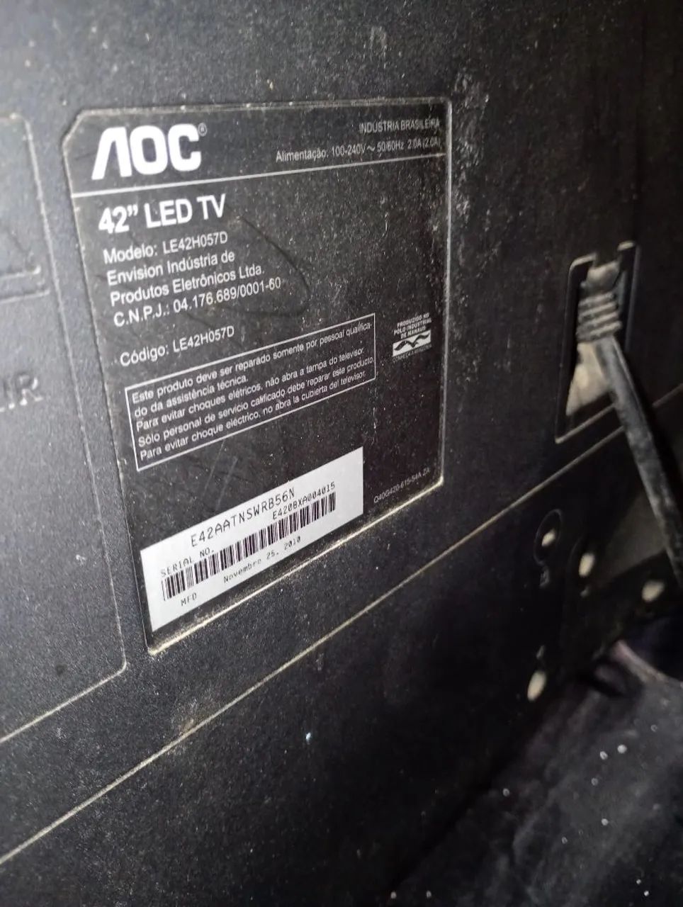 Televisão AOC 42 polegadas  - Foto 2