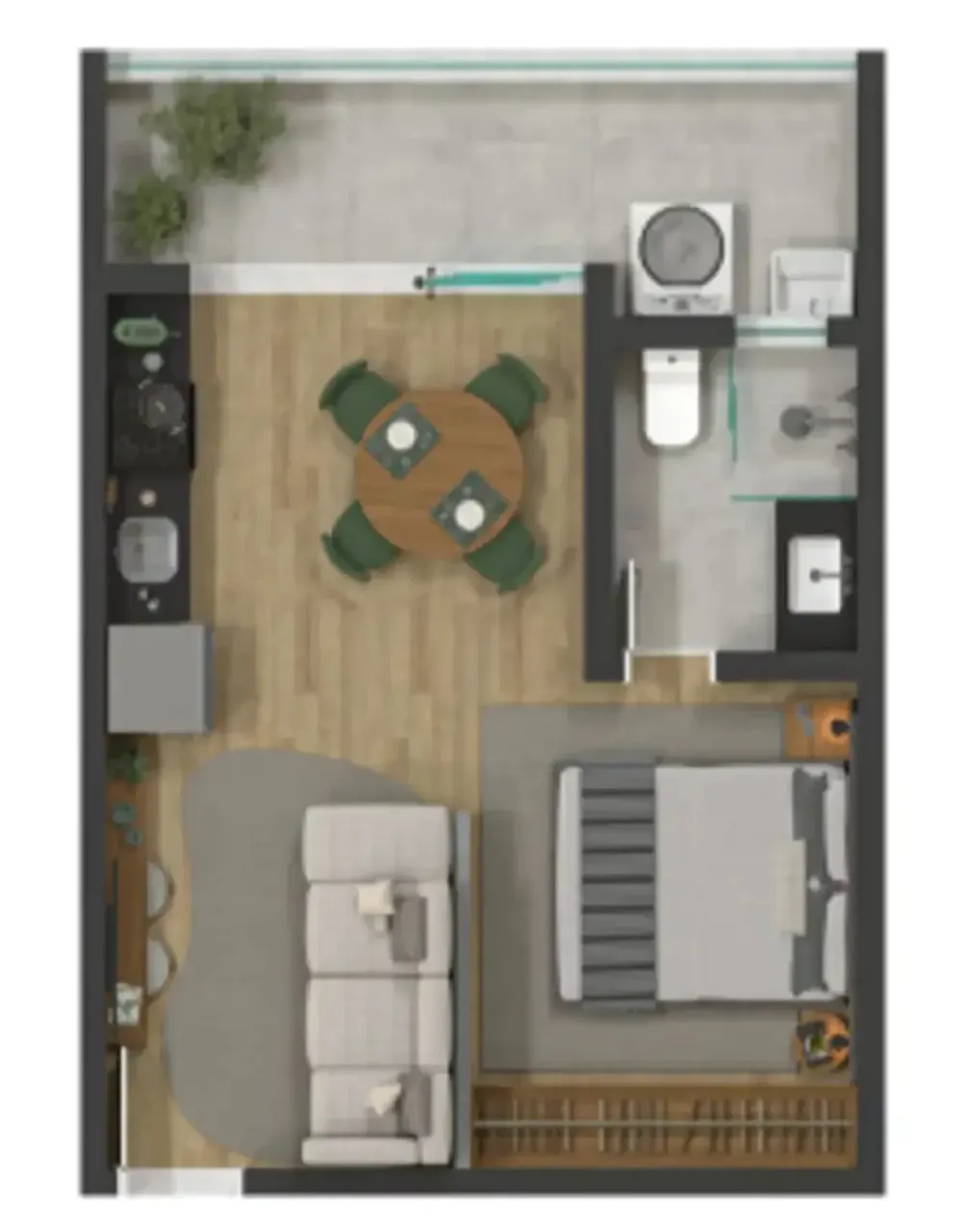 PLANTA 39m²