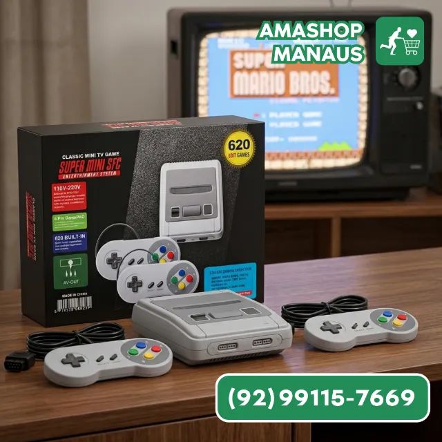 Video Game Retro com 620 Jogos