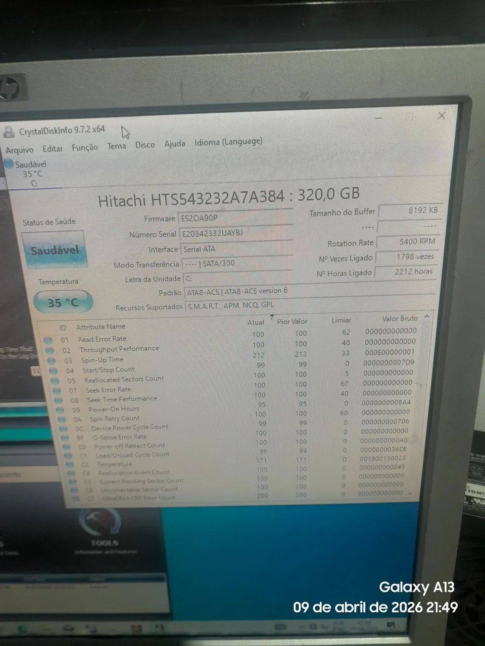 2 notebook hard drives: 500 GB and 320 GB422991677463603202