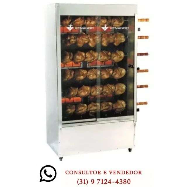 Assadeira de Frango P/ 30 Frangos Venâncio