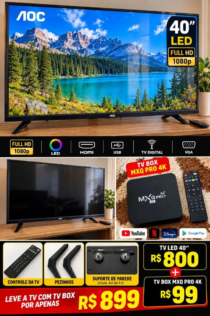 Tv Led 40 Polegadas