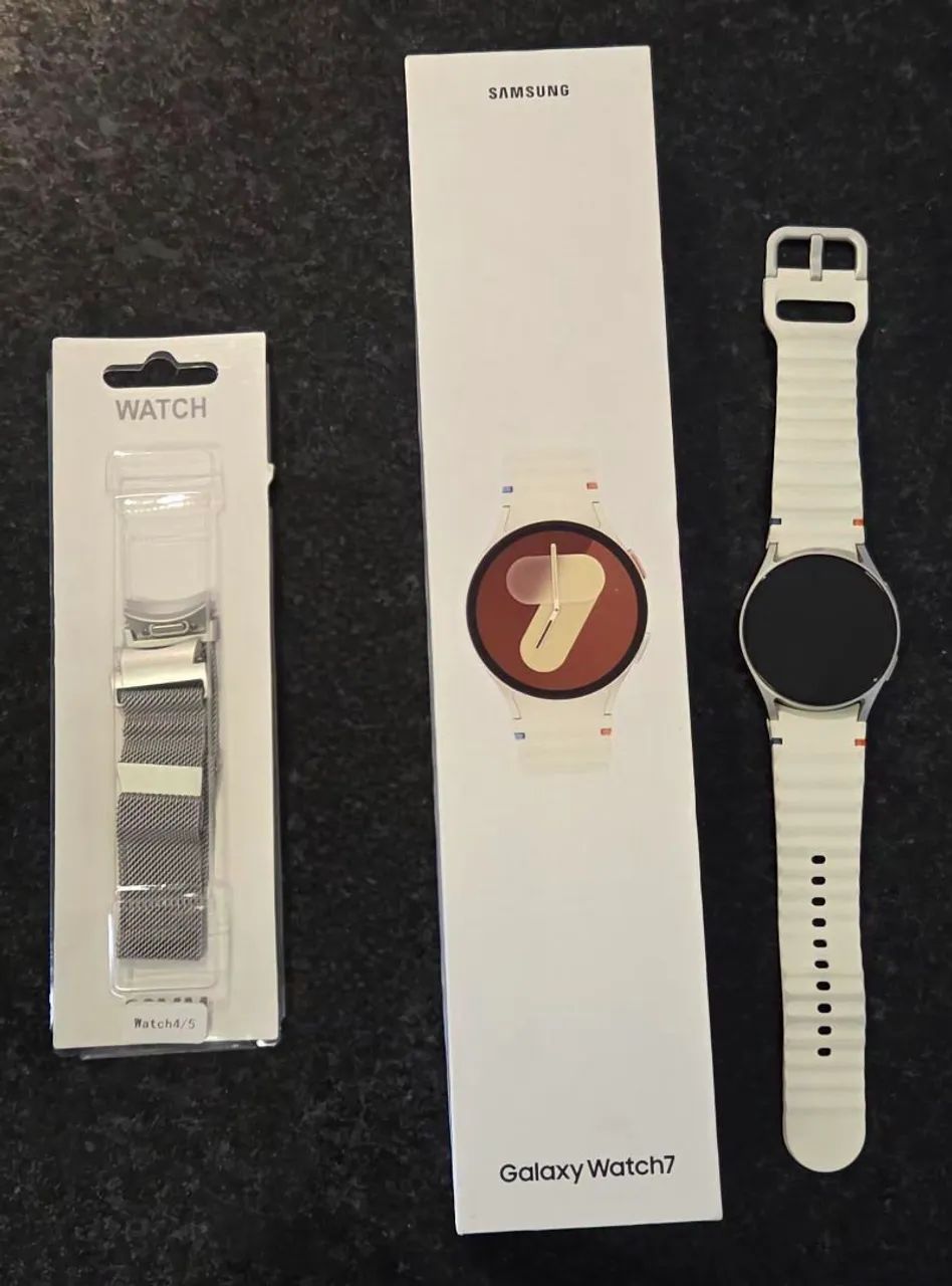 Galaxy Watch 7 BT 40mm - Pulseira Creme - Foto 5
