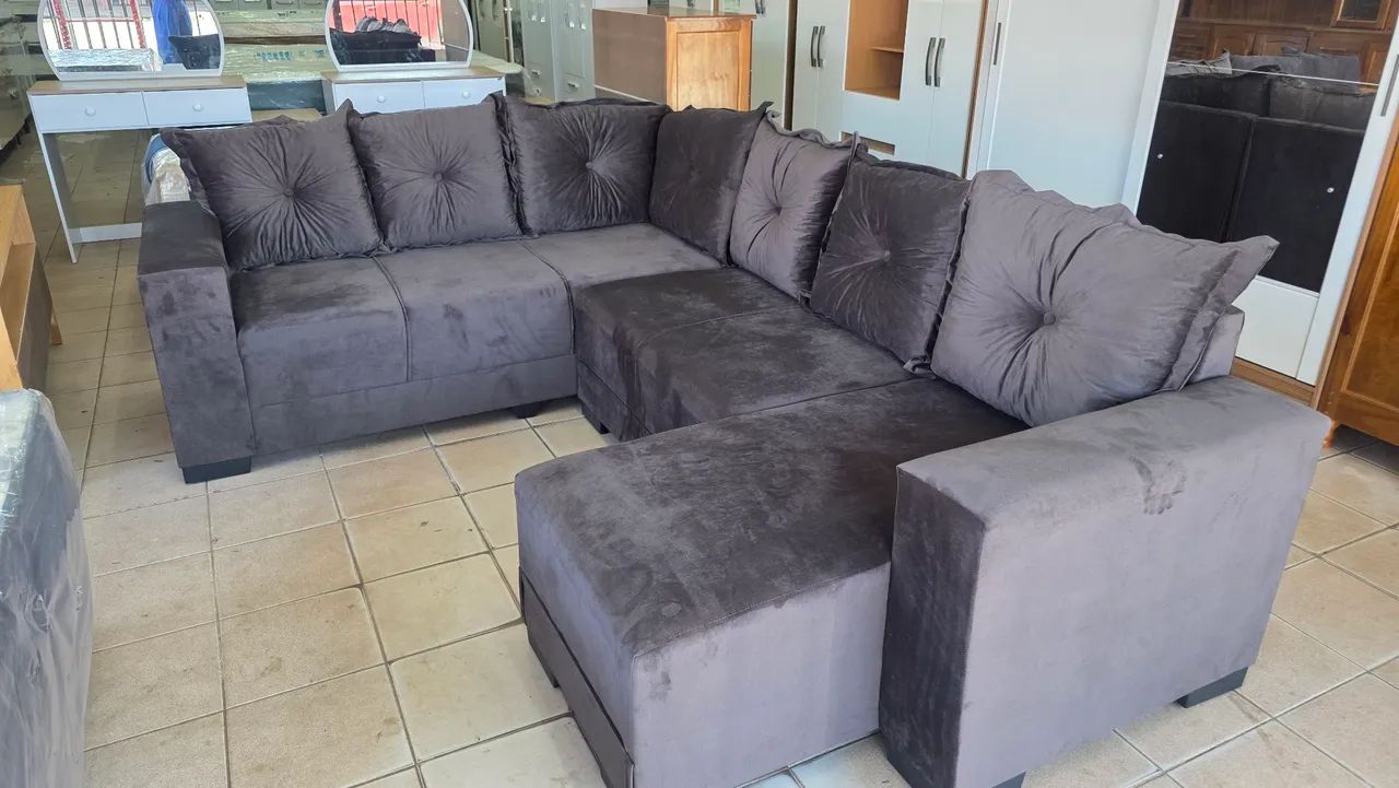 Sofa de canto com chaise novo  - Foto 4