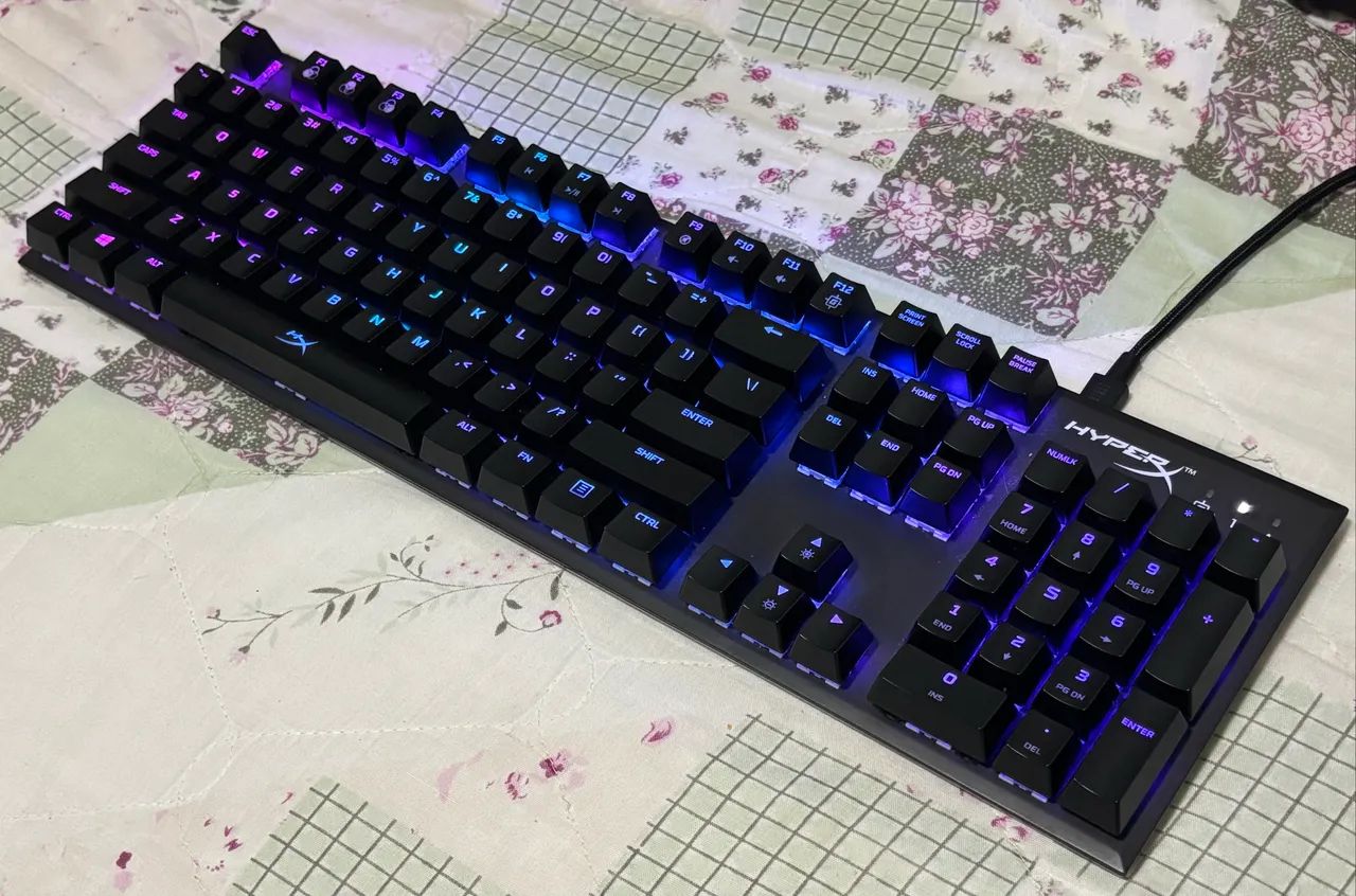 Teclado Gamer Mecânico HyperX Alloy FPS Switch Silver - Foto 4
