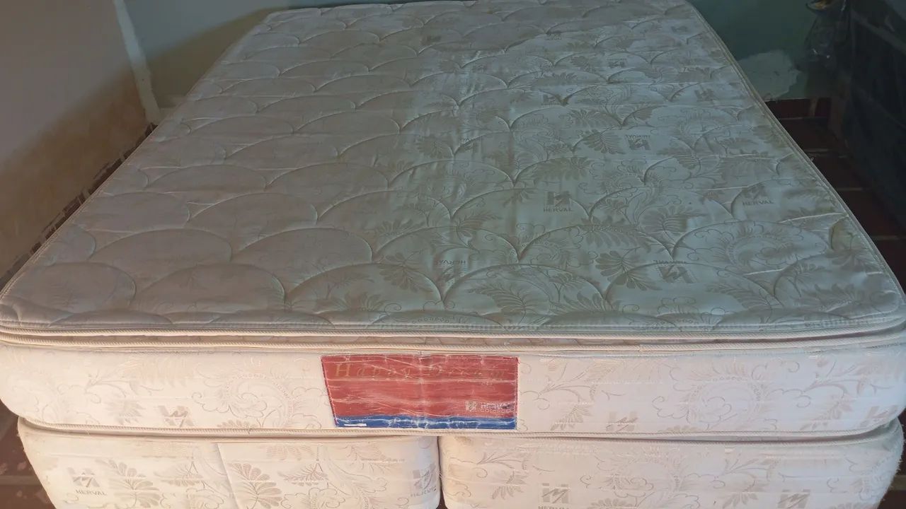 Cama box Queen completa frete grátis  - Foto 4