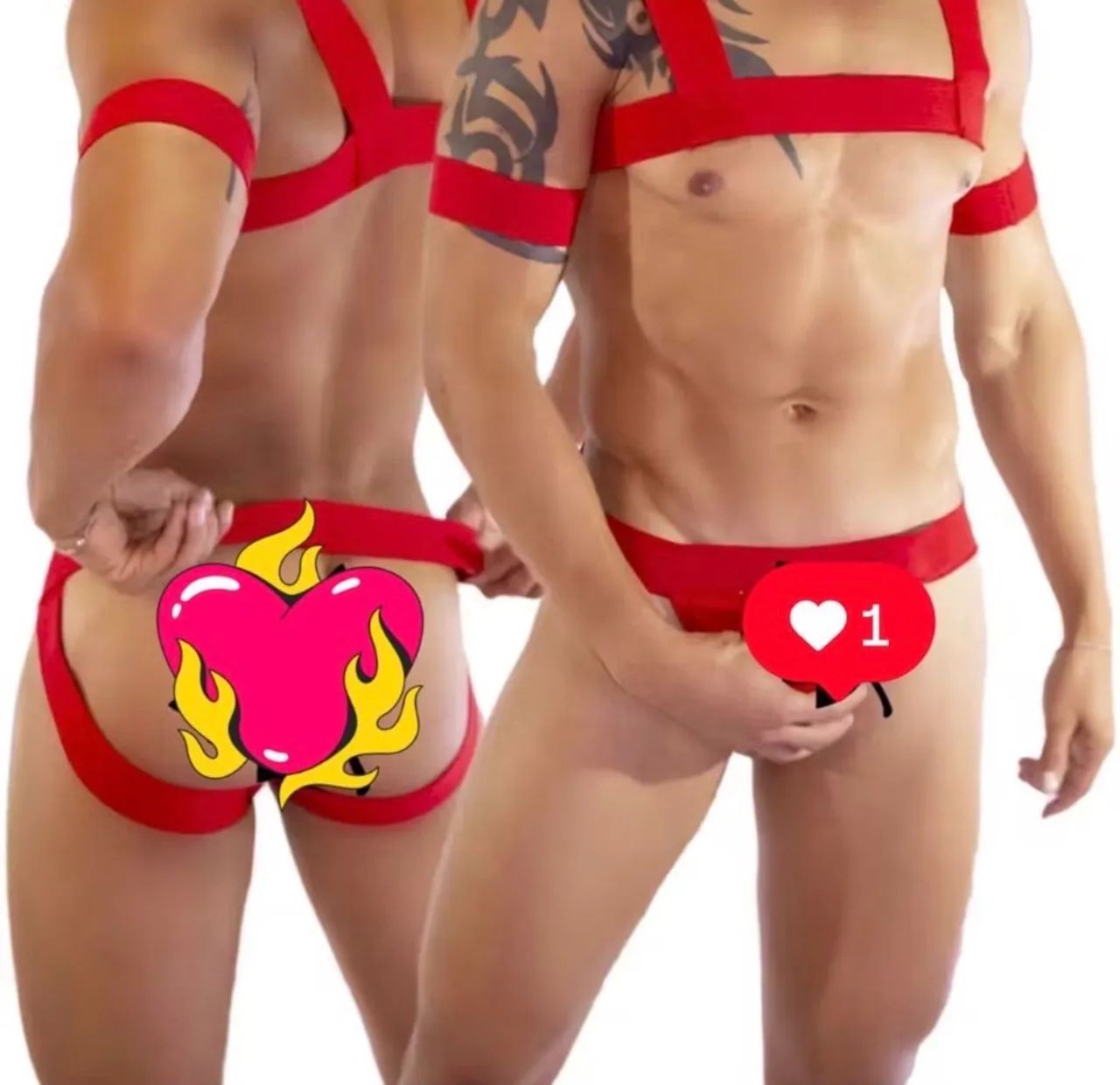 Cueca jockstrap e harness nova  - Foto 2