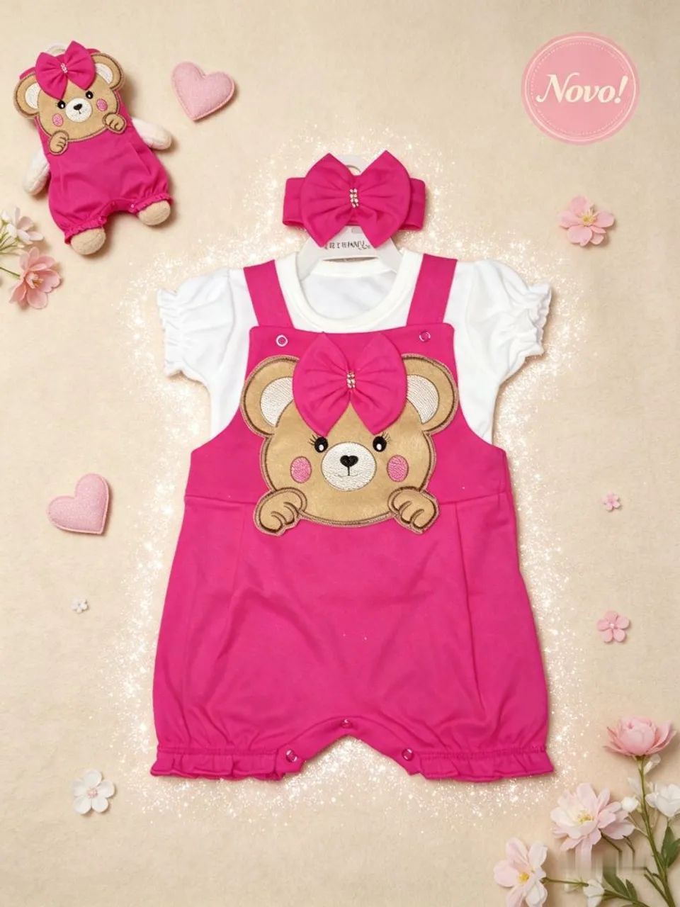 Jardineira para bebe 