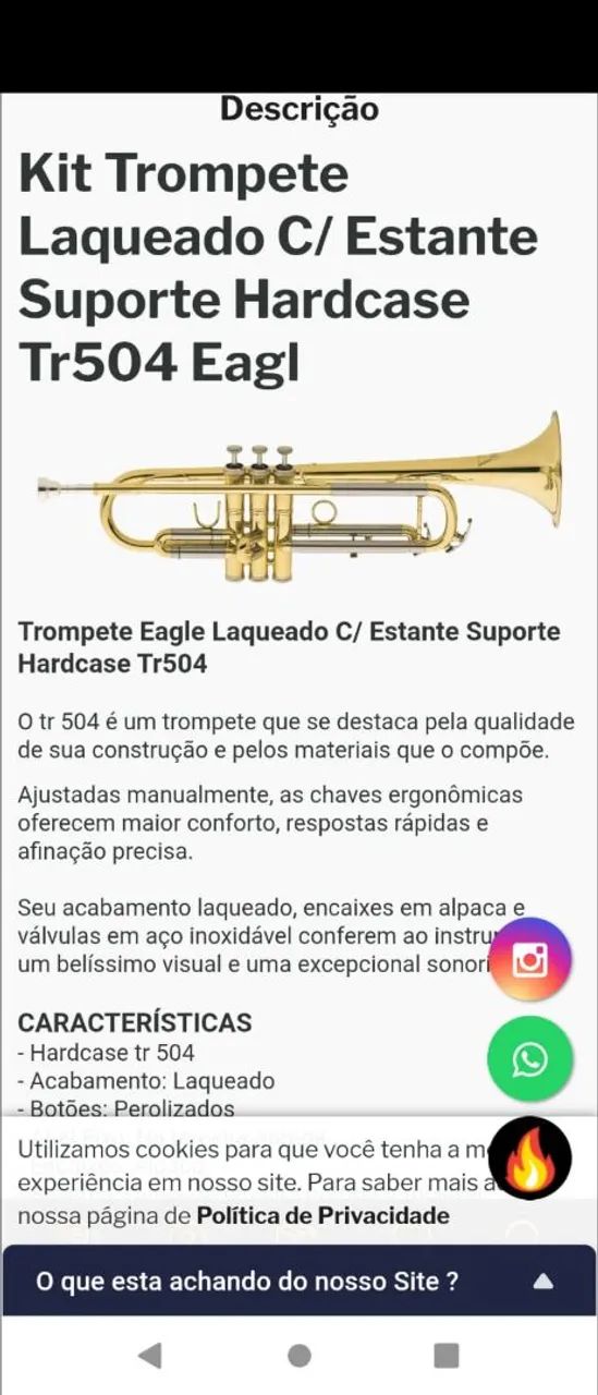 Trompete Eagle Tr504 - Foto 4