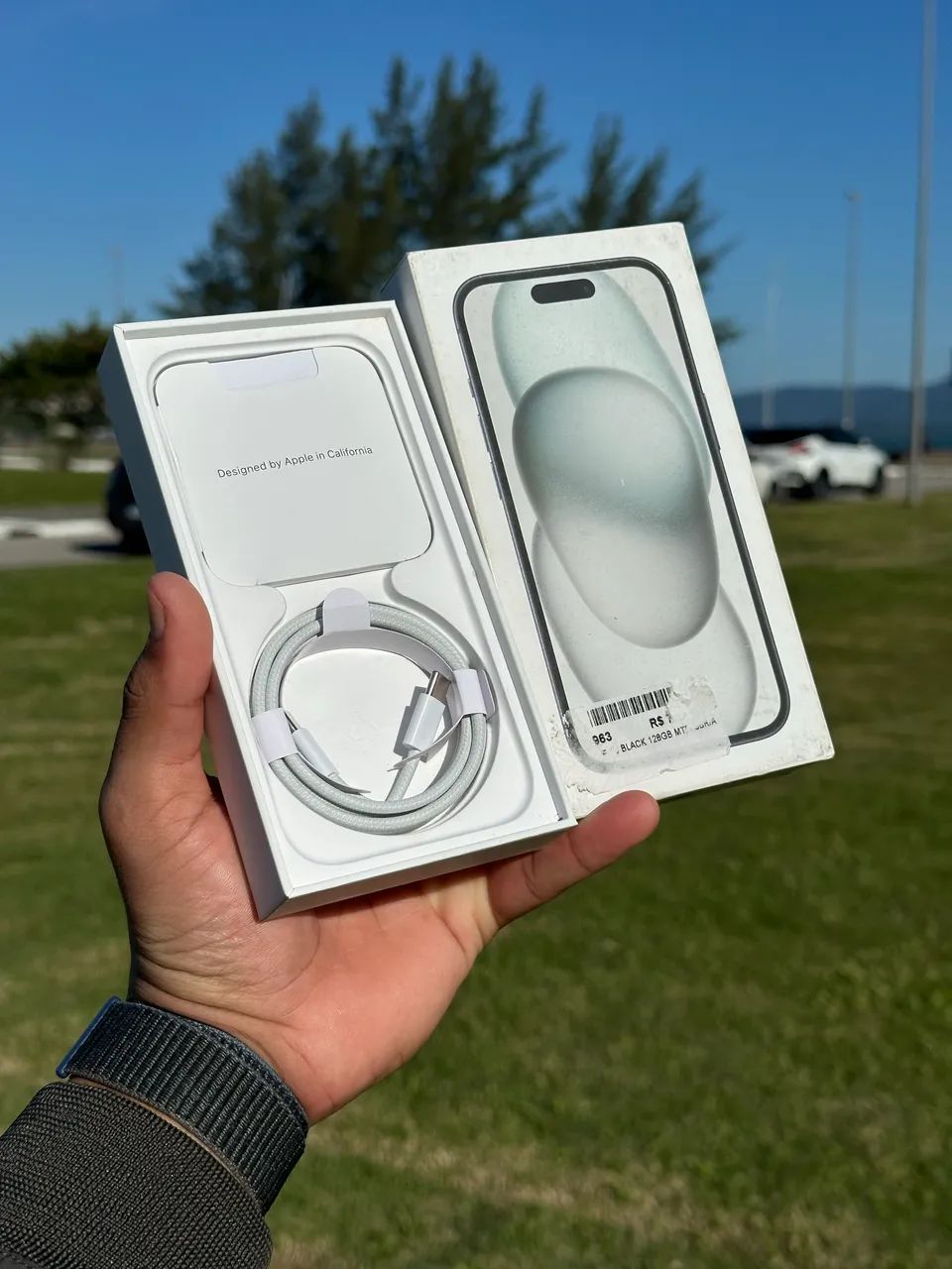 iPhone 15 128GB Preto | 86% Bateria | Chip físico - Celulares e