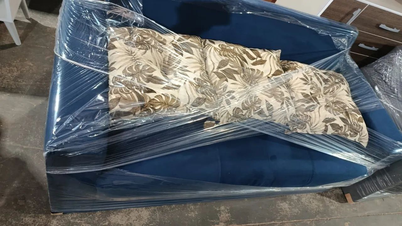 Sofá 2 e 3 lugares novo na embalagem  - Foto 2
