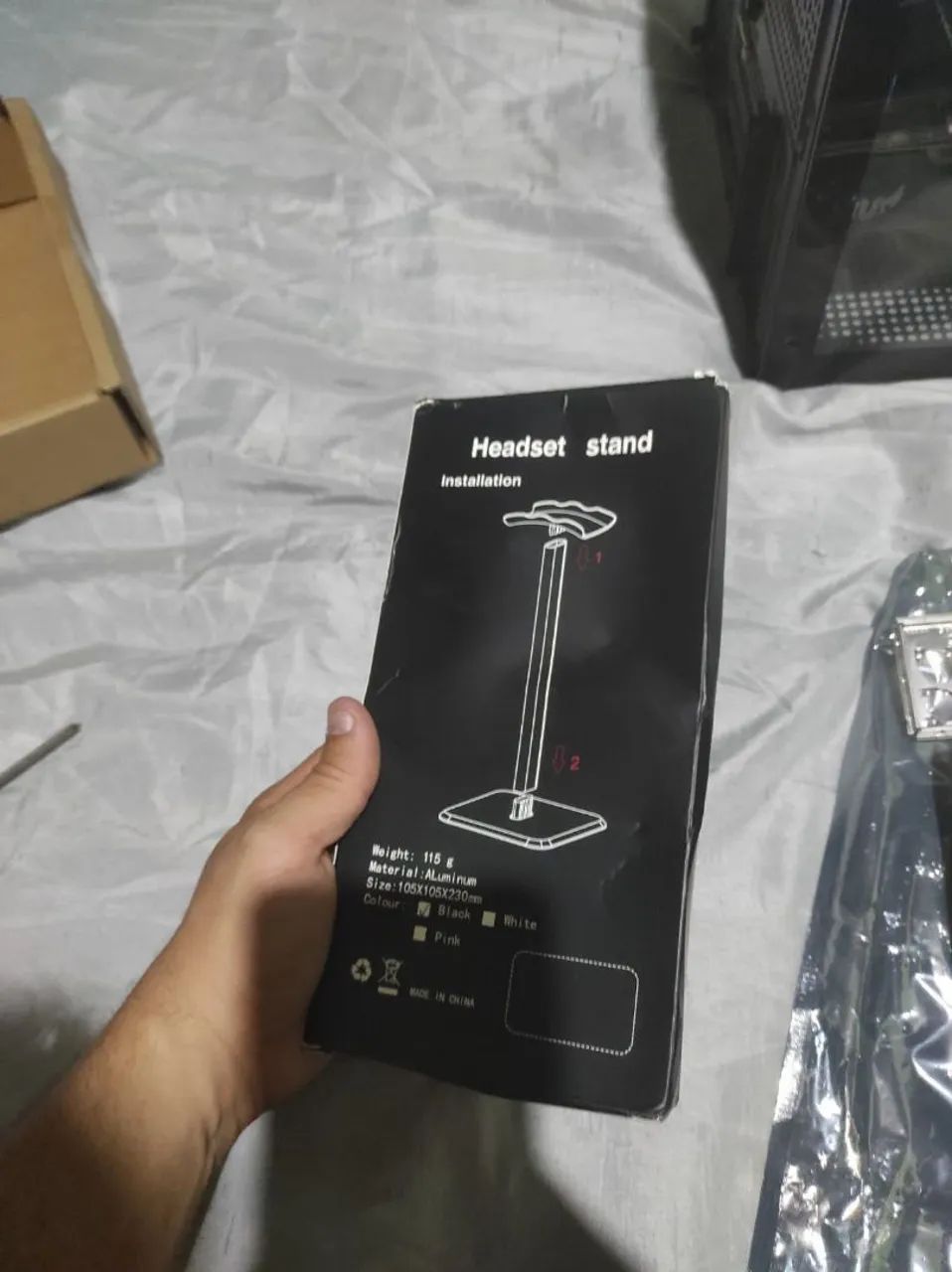 Suporte para headset