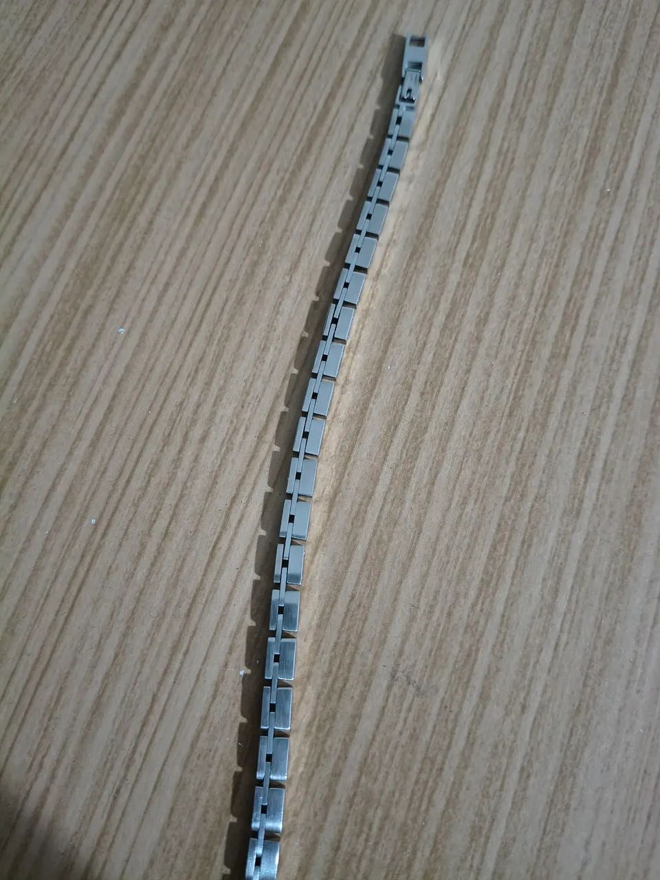 Pulseira de aço ( prata fina) - Foto 2