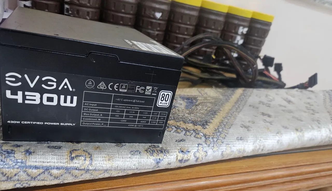Fonte 430w EVGA 80 plus!!