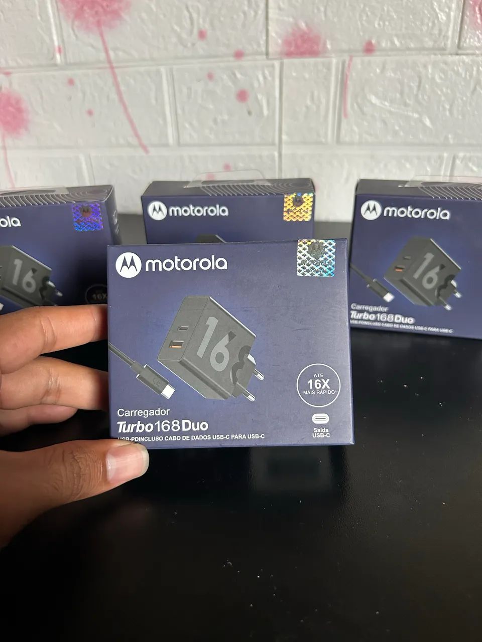 Carregador motorola turbo