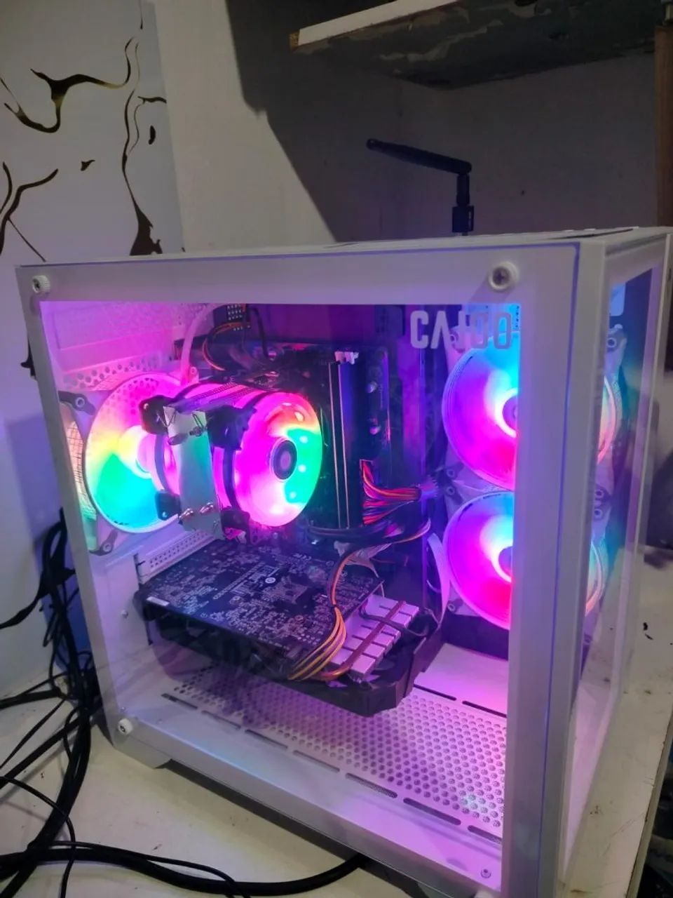 PC GAMER COMPLETO I3 9 GERAÇÃO DDR4 PLACA DE VÍDEO  - Foto 4