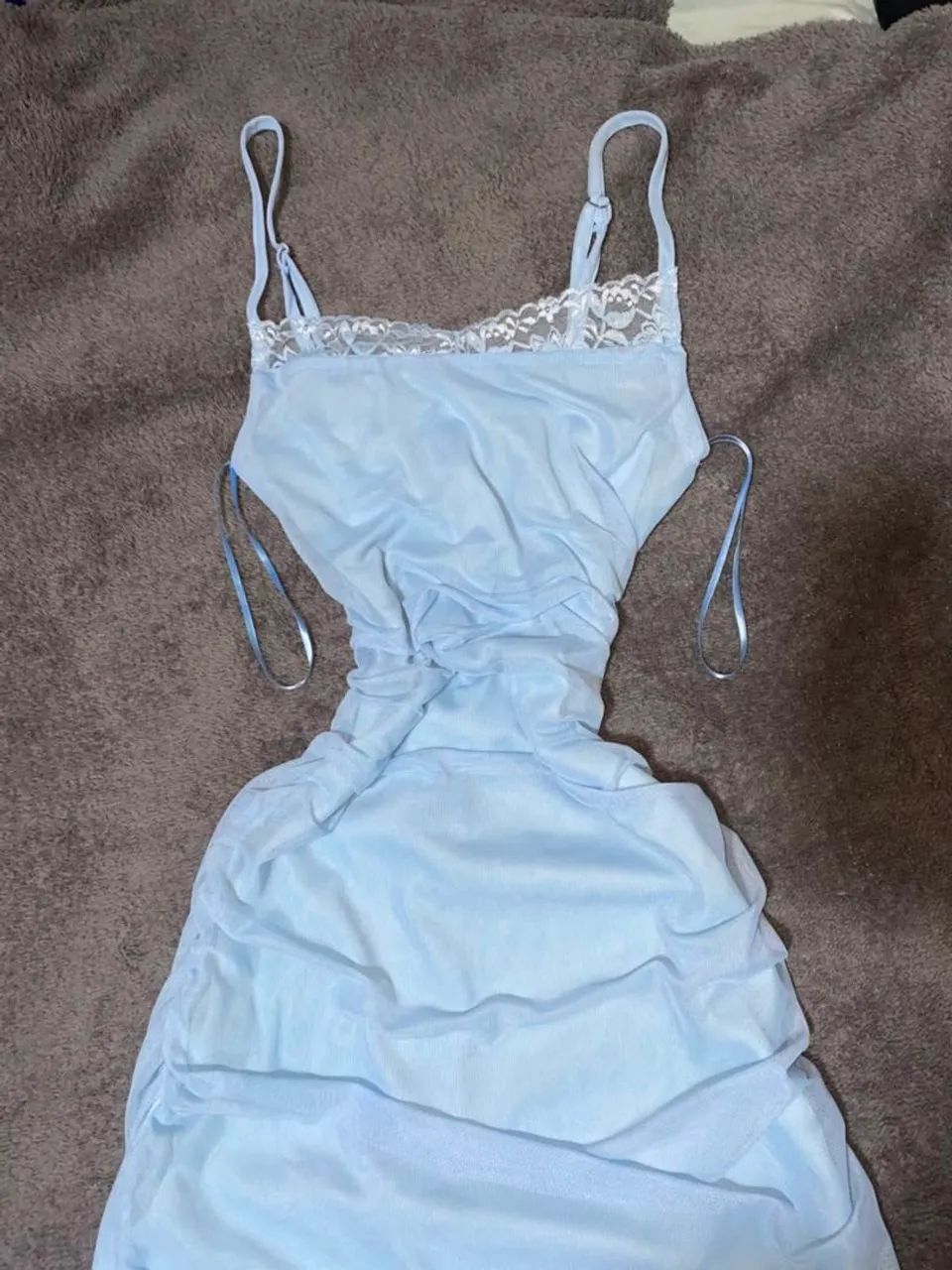 Vestido midi - azul bebê  - Foto 3