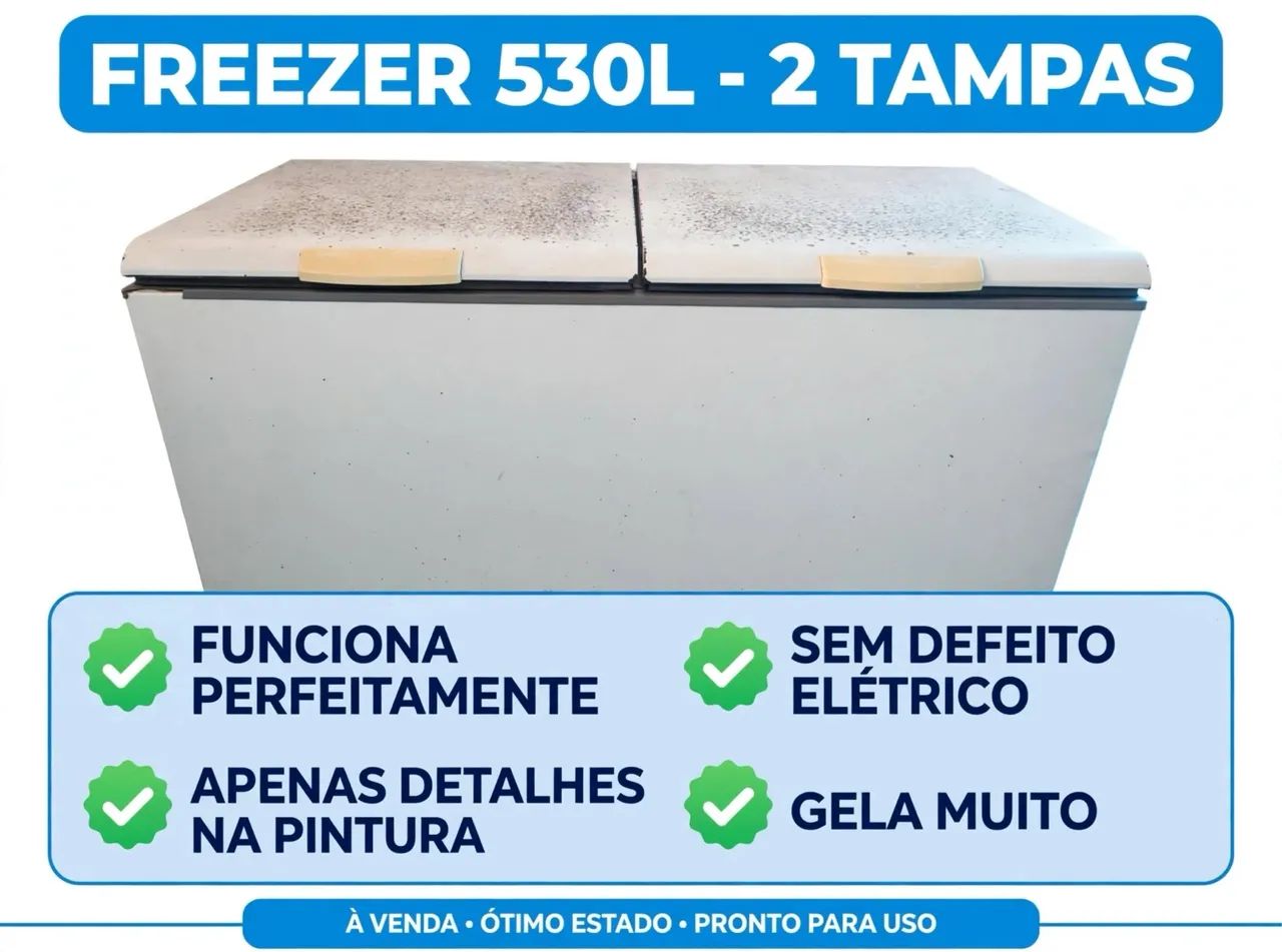 Freezer 530L sem nenhum defeito  - Foto 5