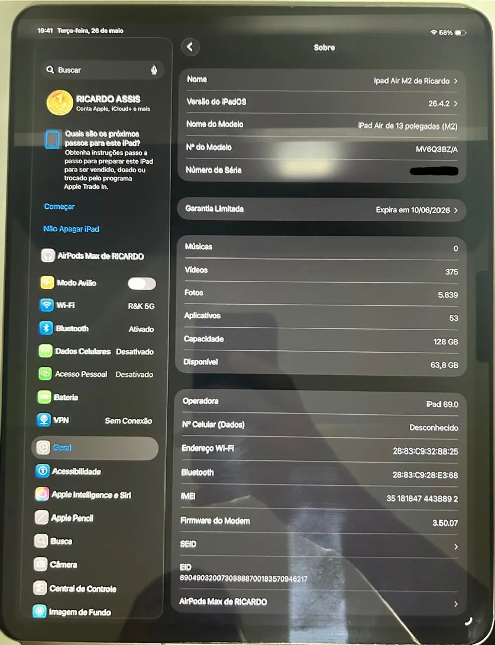 Tablet iPad Air M2 13 pol - Foto 3