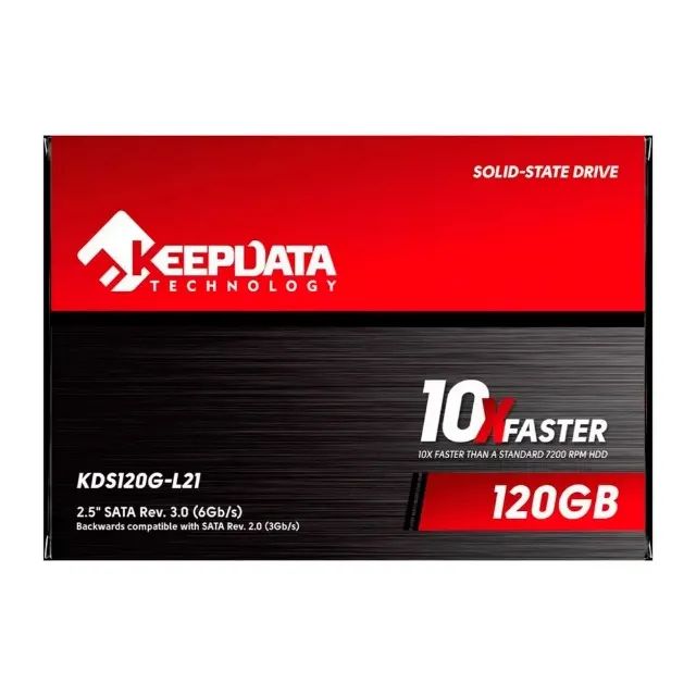 SSD 120GB Keepdata SATA III 2.5 Desktop Notebook KDS120G - Foto 2