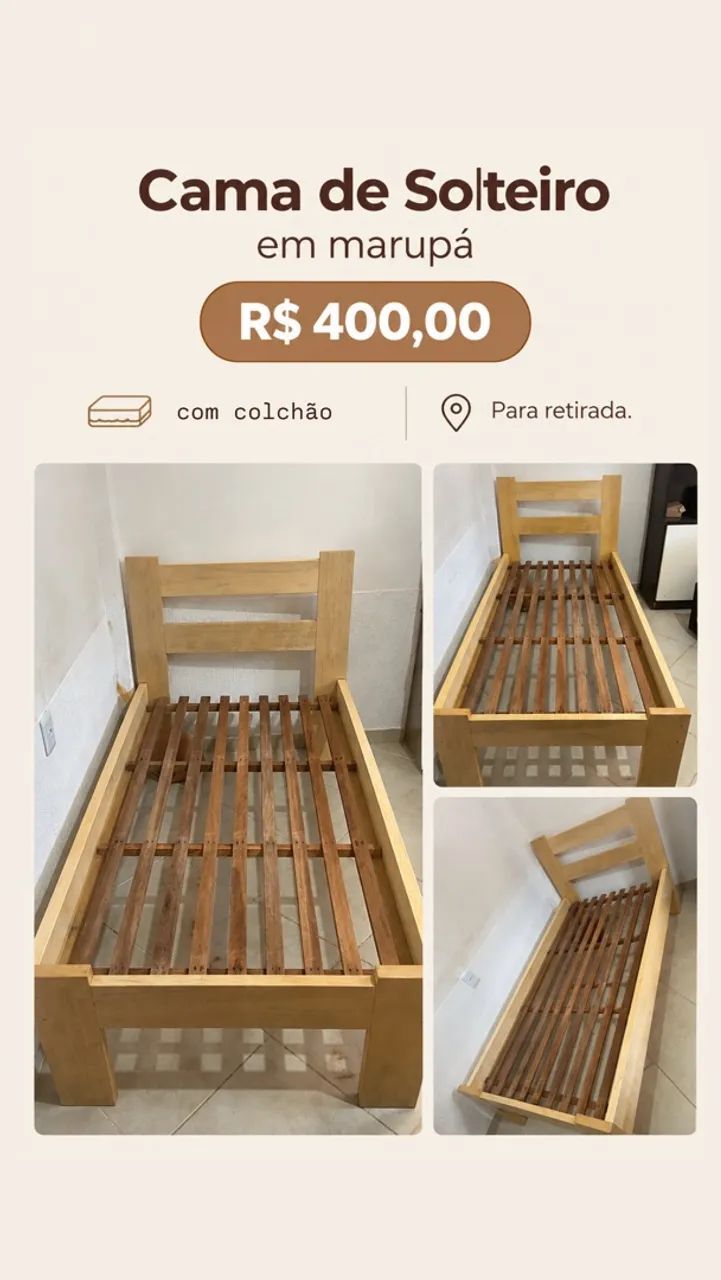 Cama de solteiro 