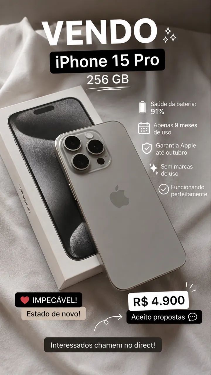 iPhone 15 pro 256gb