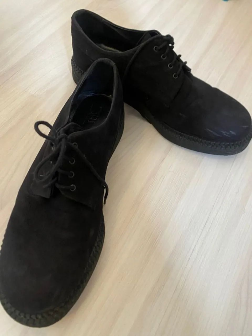 sapato couro preto zara - Foto 3