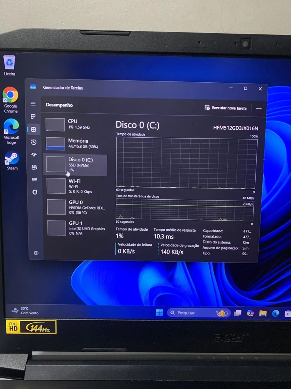 Notebook Gamer Acer Nitro 5 - Foto 5