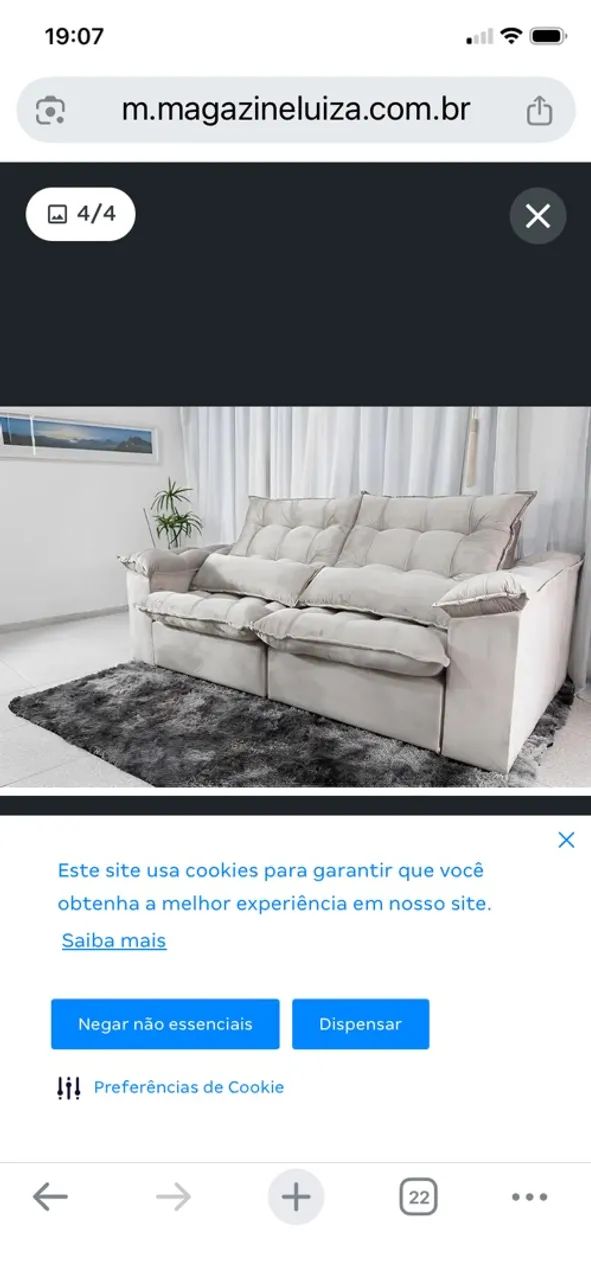 Sofá retrátil