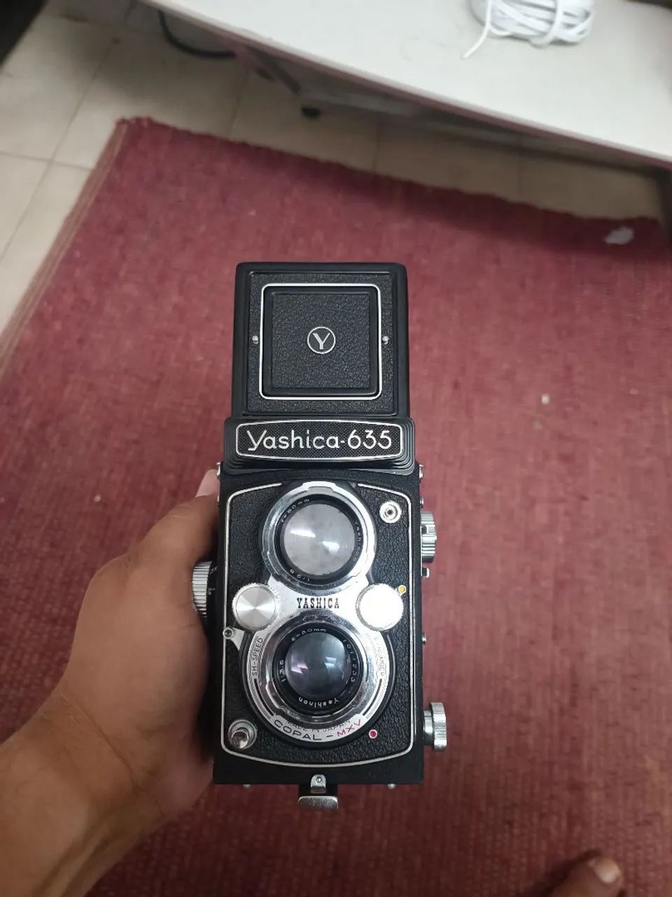 Máquina fotográfica analógica antiga  - Foto 4