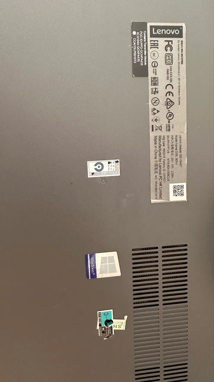 Notebook Lê Novo AMD 320-15AST HD 1 TB  - Foto 3