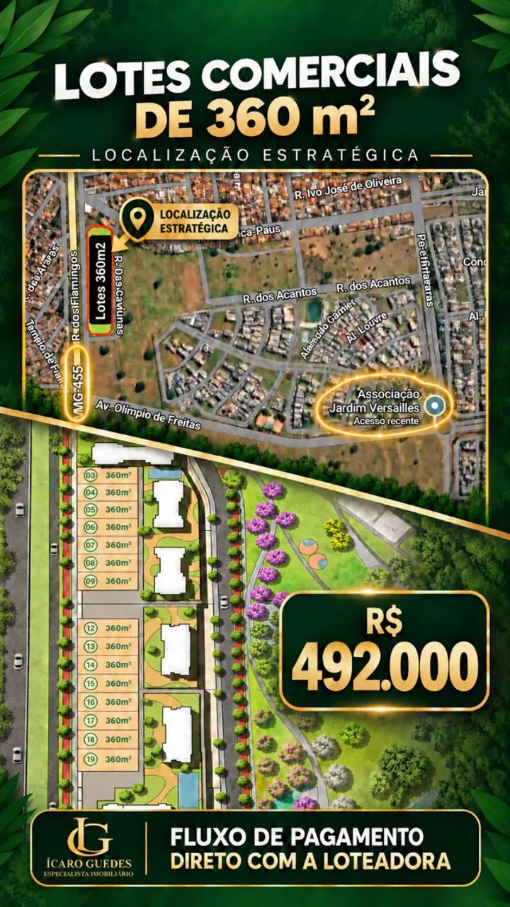 LOTE COMERCIAL CONDOMÍNIO VERSAILLES  - Foto 2
