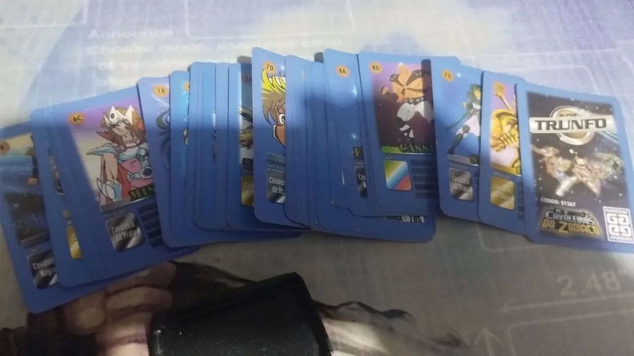 Super trunfo saint seiya - Hobbies e coleções - Morrinhos, Guarujá