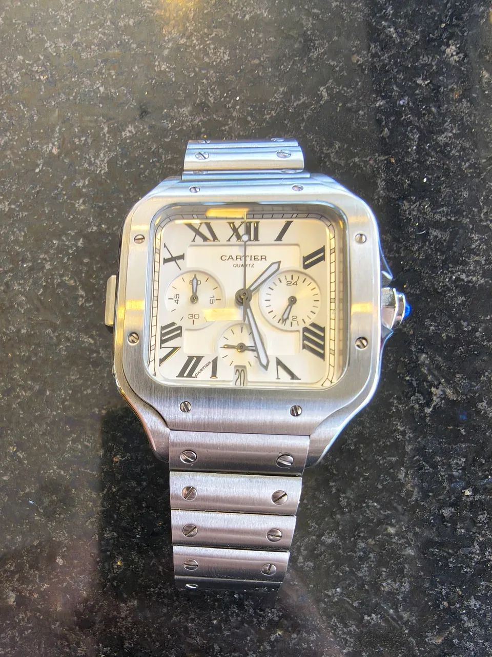 Relógio Cartier Santos Chronograph  - Foto 3