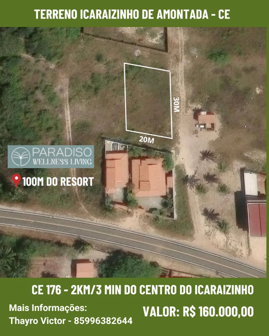 Terreno em Icaraizinho de Amontada 600m²
