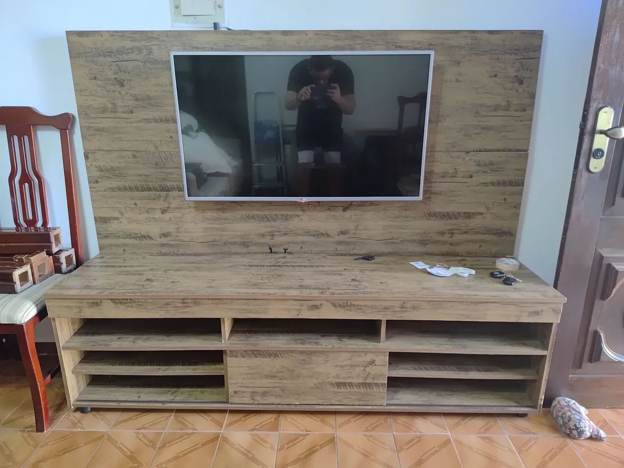 Rack e painel (conjunto).