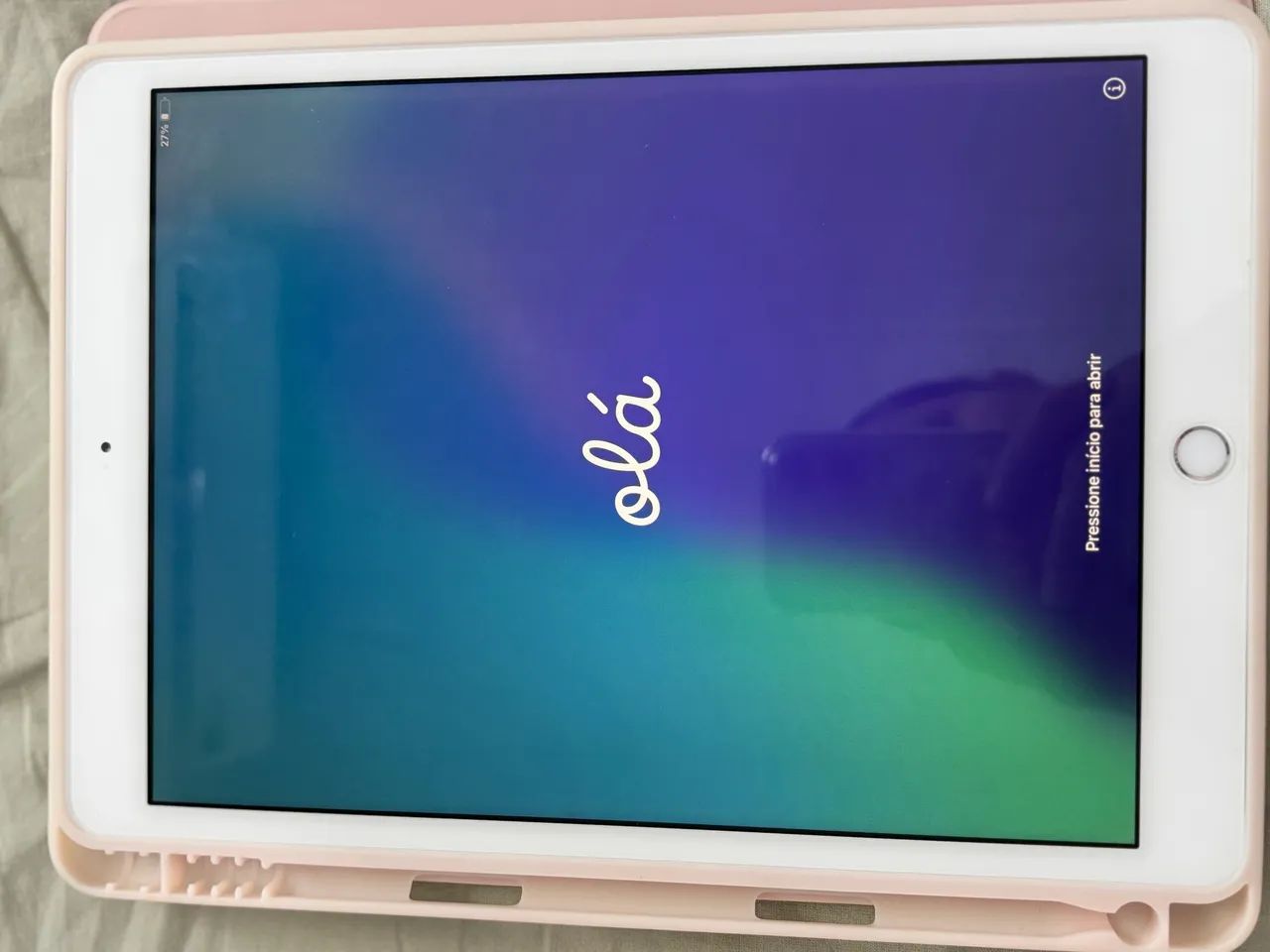 iPad 8ª geração resetado acompanha capa - Foto 3