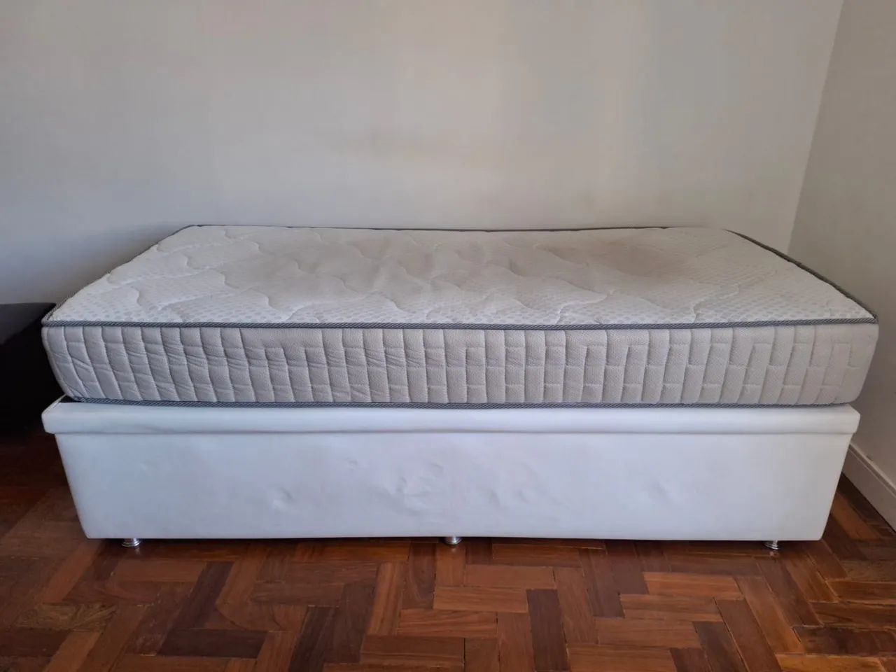 Cama box  baú solteiro com colchão  - Foto 5