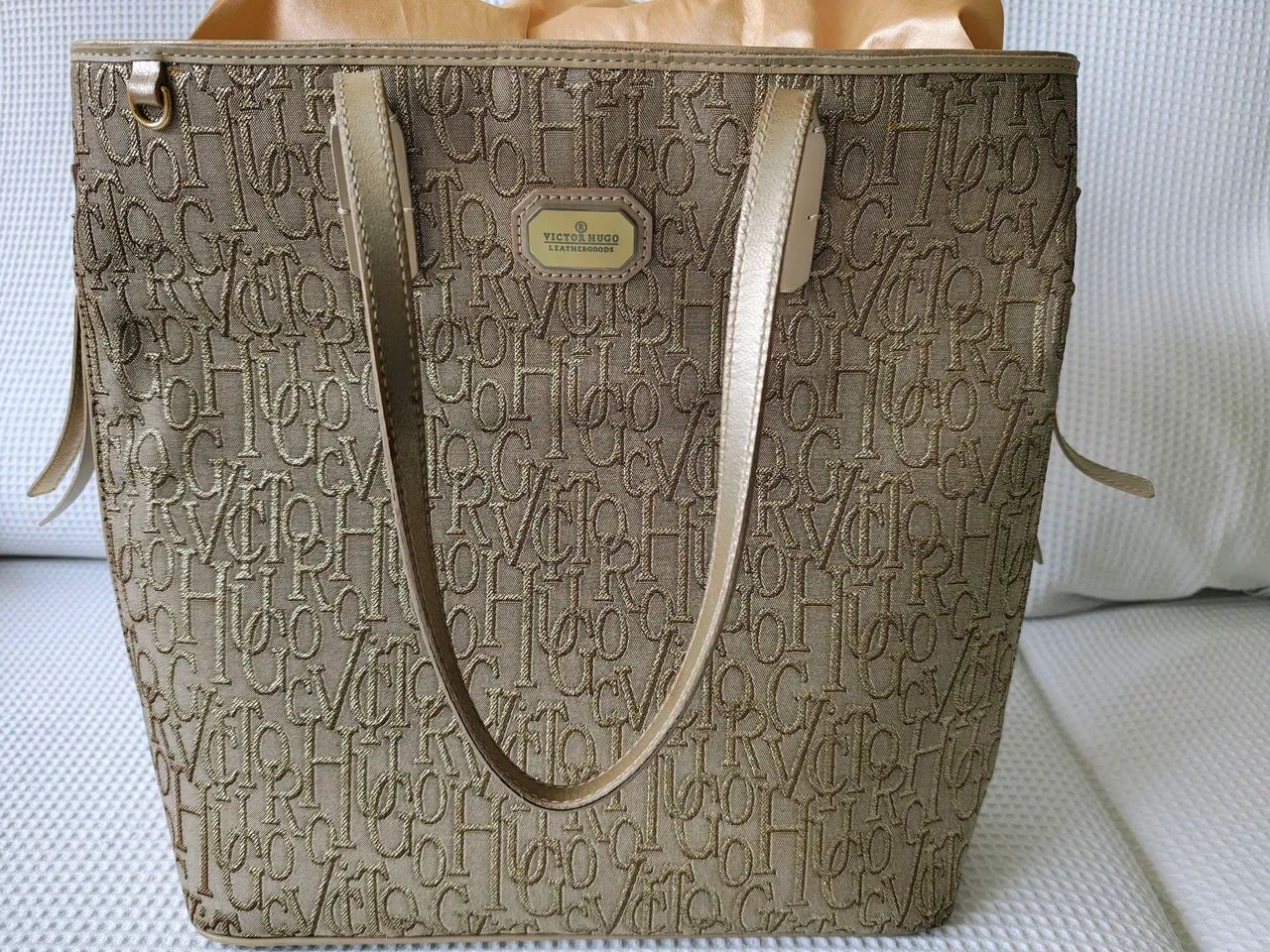 Bolsa Victor Hugo Tote Jacquard