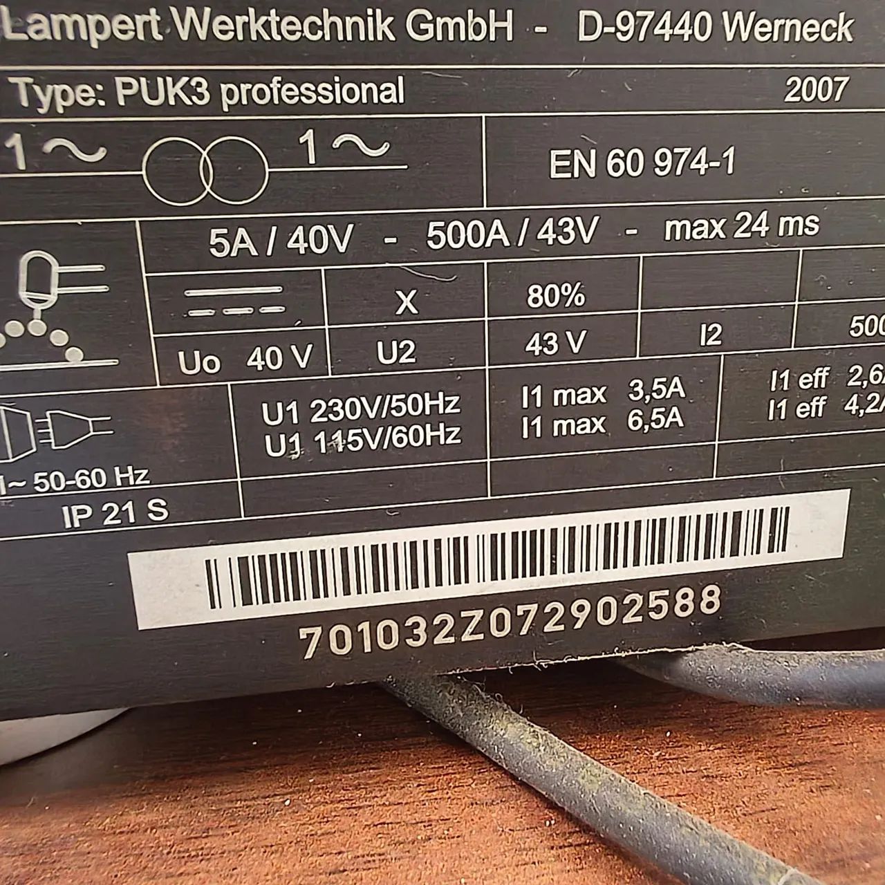 Solda a ponto PUK3 3 LAMPERT usada  - Foto 3