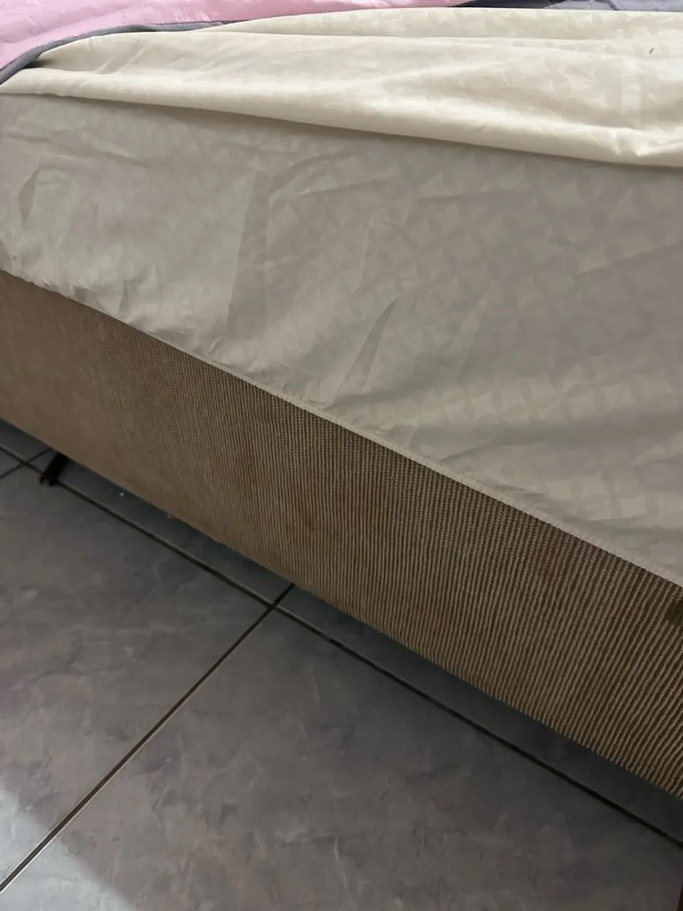 cama solteiro, base + colchão  - Foto 2