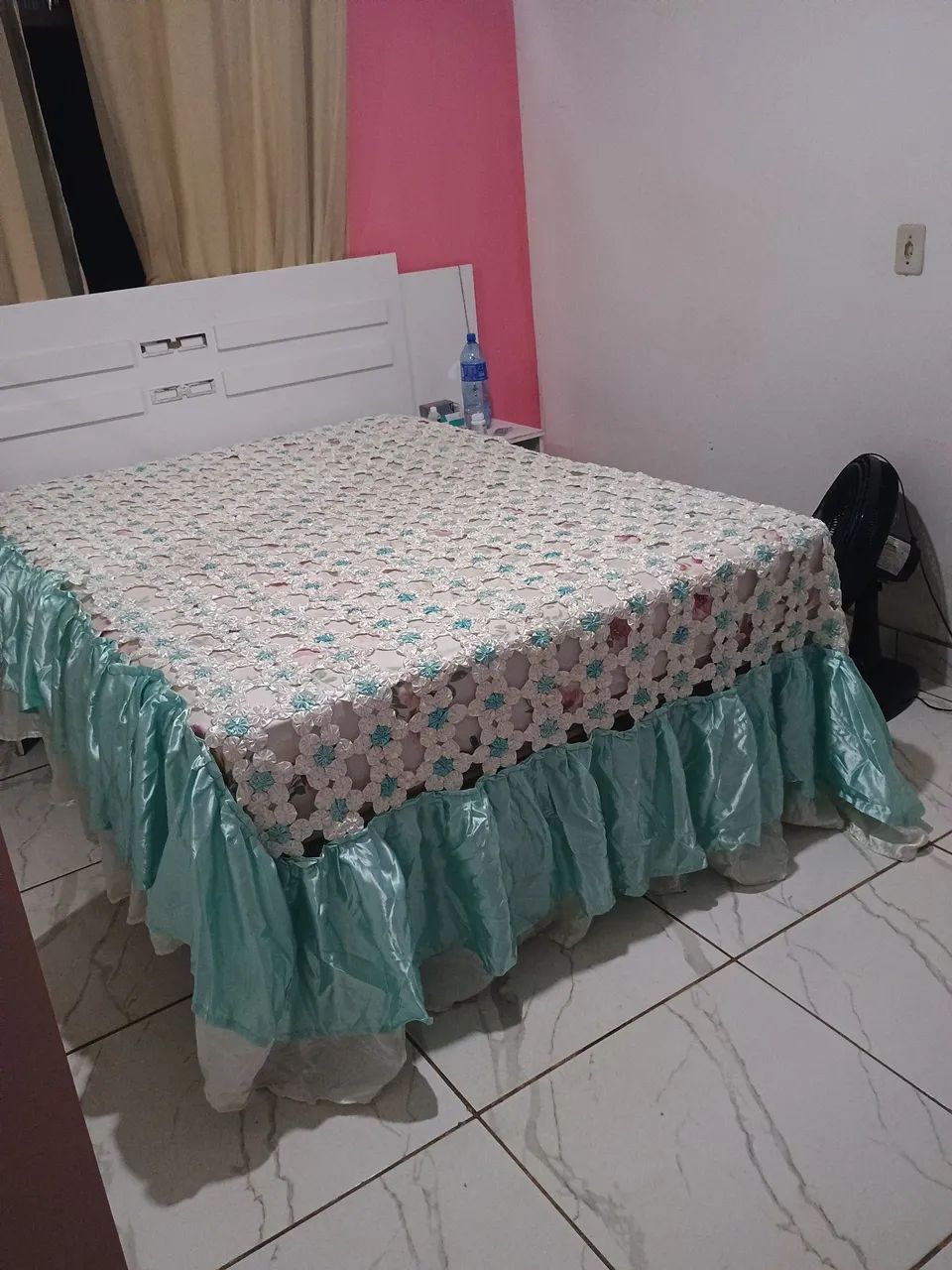 Vende colcha de fuxico em cetim  - Foto 2